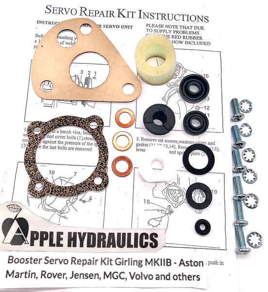 Girling MKIIB Booster Servo Repair parts- Aston Martin, Rover