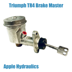 Triumph TR4, 4A Aluminum OEM Brake Master Cylinder, yours done $215, from stock $265