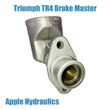 Triumph TR4, 4A Aluminum OEM Brake Master Cylinder, yours done $215, from stock $265